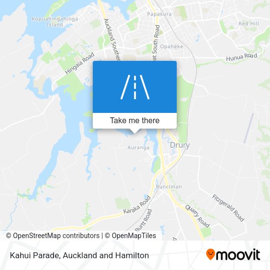 Kahui Parade map