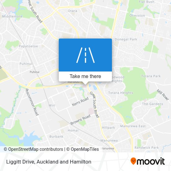 Liggitt Drive map