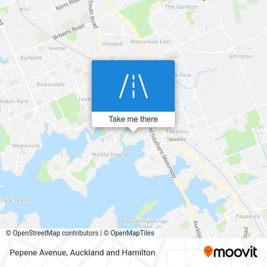 Pepene Avenue map