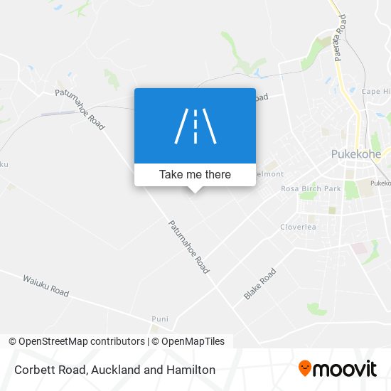 Corbett Road map