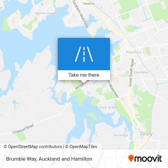 Brumbie Way map