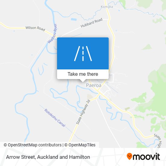 Arrow Street map