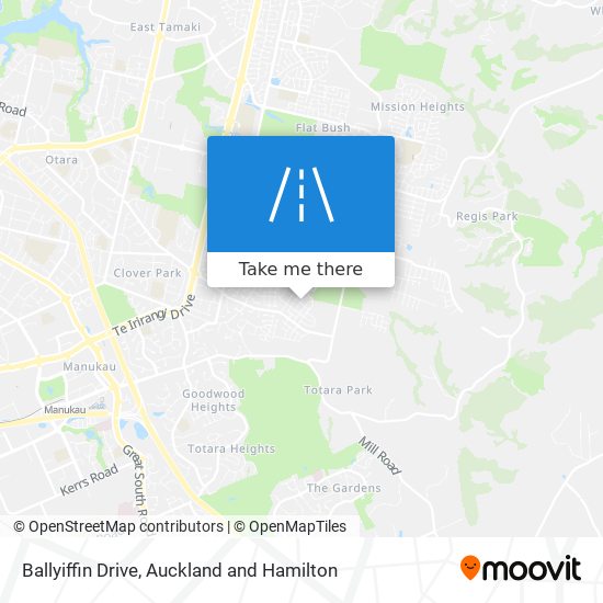 Ballyiffin Drive map