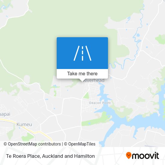 Te Roera Place map