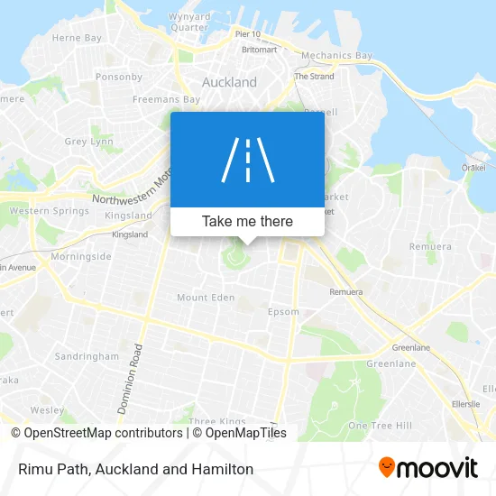 Rimu Path map