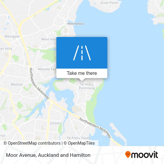Moor Avenue map