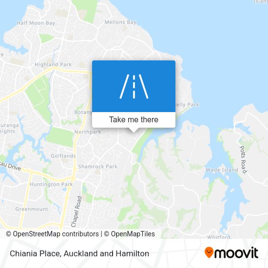 Chiania Place map