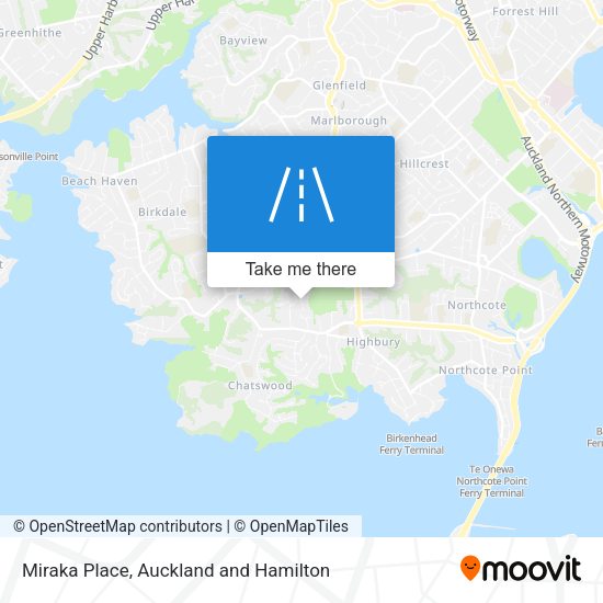 Miraka Place map