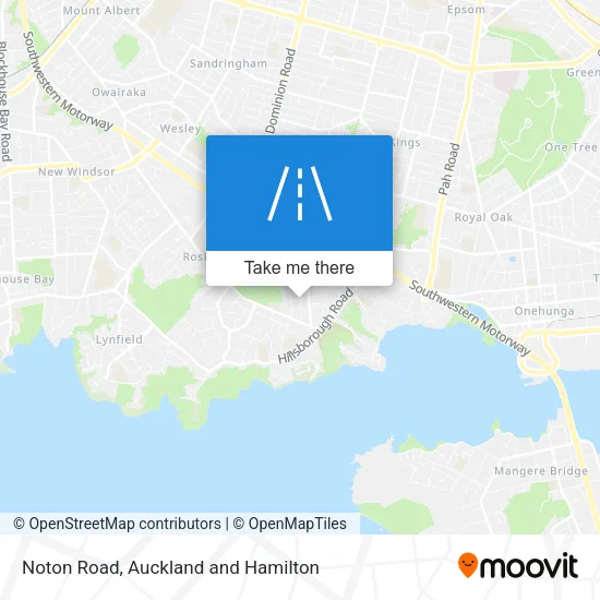 Noton Road map