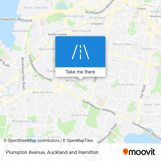 Plumpton Avenue map