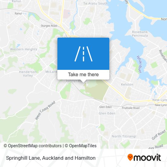 Springhill Lane map