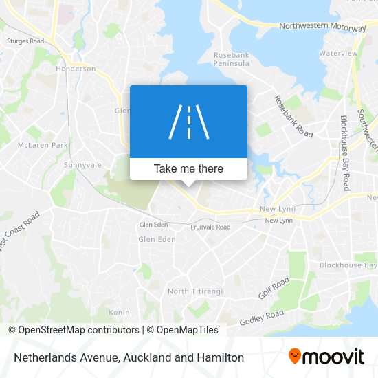 Netherlands Avenue map