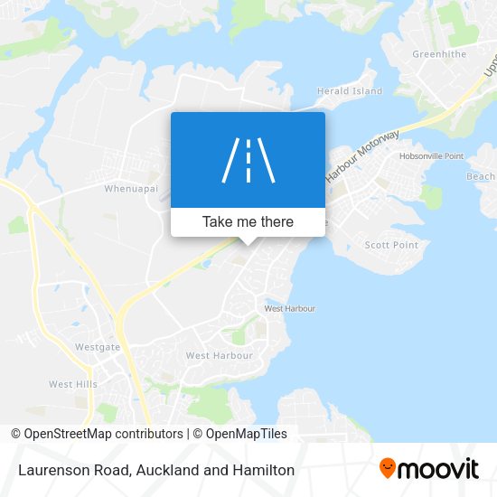 Laurenson Road map