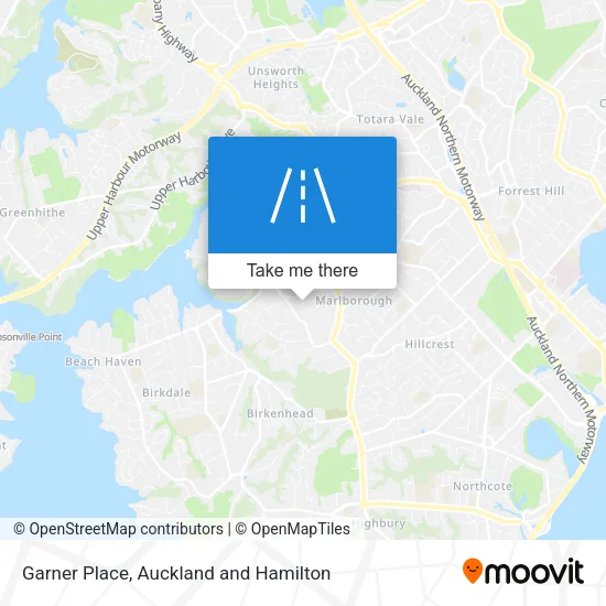 Garner Place map