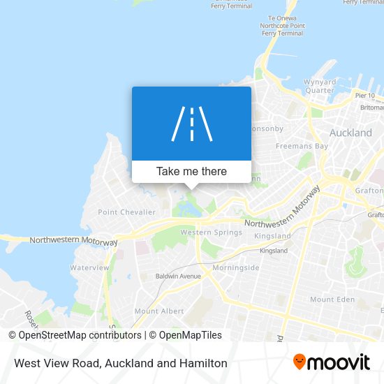 West View Road map