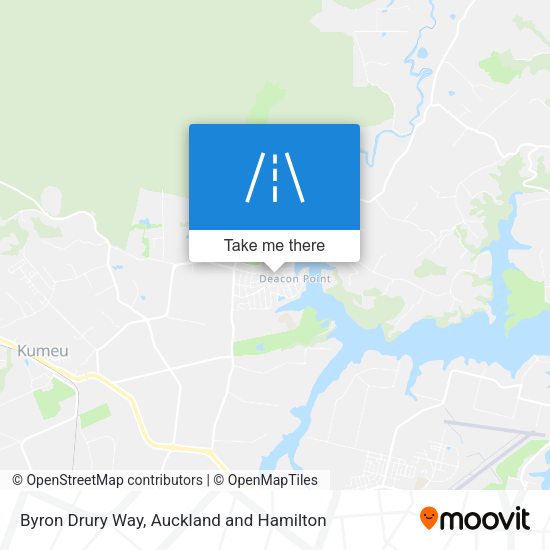 Byron Drury Way map