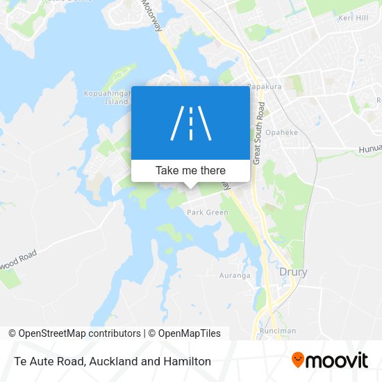 Te Aute Road map