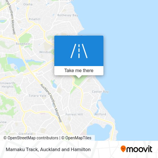 Mamaku Track map