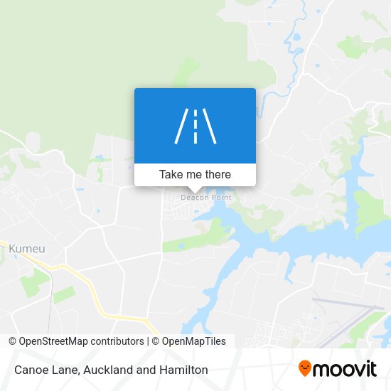 Canoe Lane map
