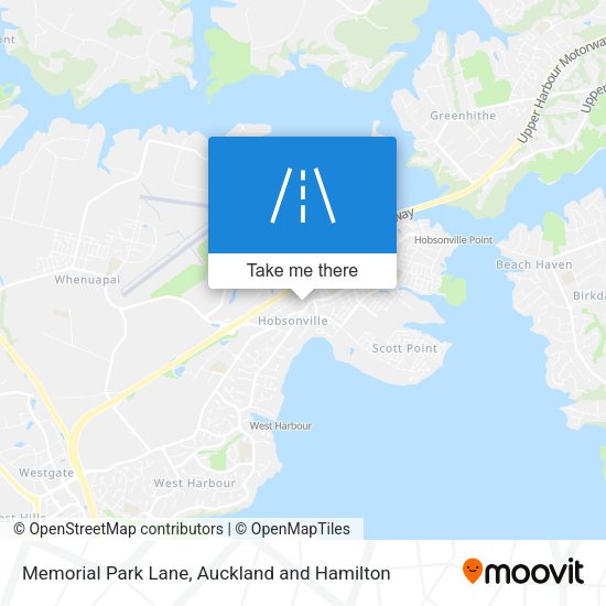 Memorial Park Lane map