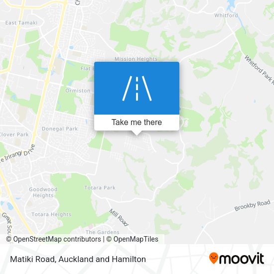 Matiki Road map