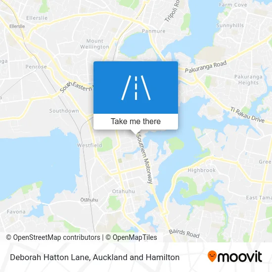 Deborah Hatton Lane map