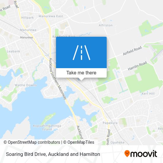 Soaring Bird Drive map