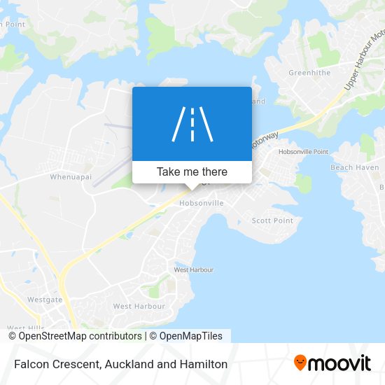 Falcon Crescent map