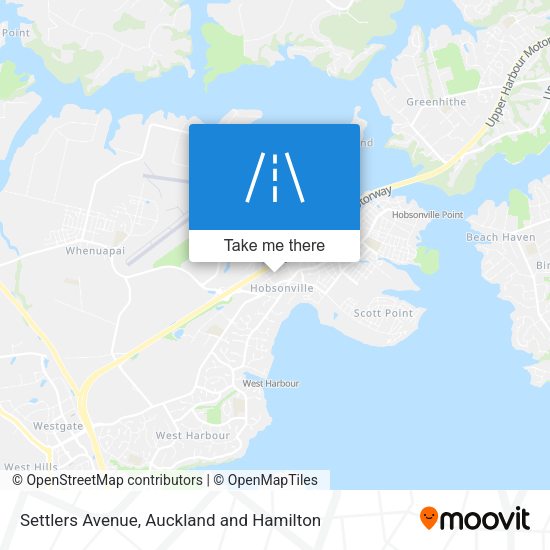 Settlers Avenue map