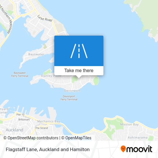 Flagstaff Lane map