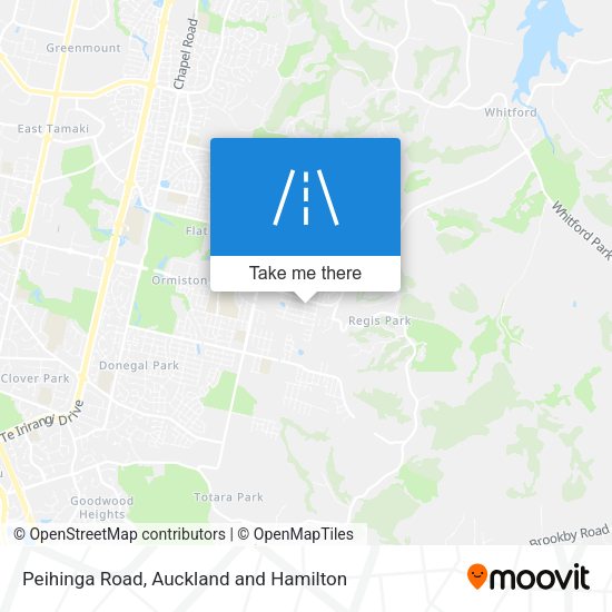 Peihinga Road map