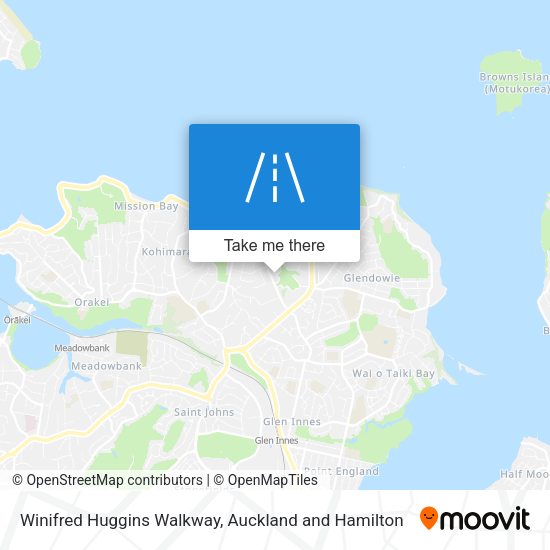 Winifred Huggins Walkway map