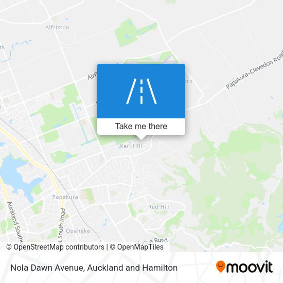 Nola Dawn Avenue map