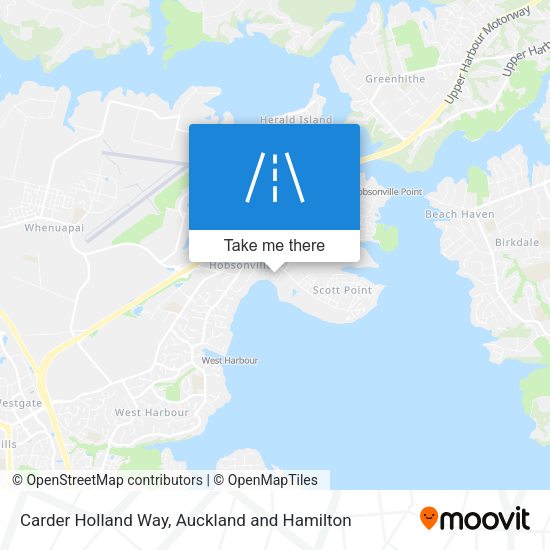 Carder Holland Way map