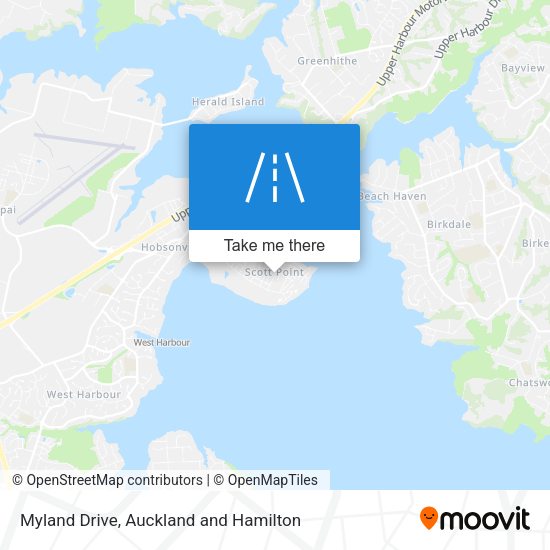 Myland Drive map