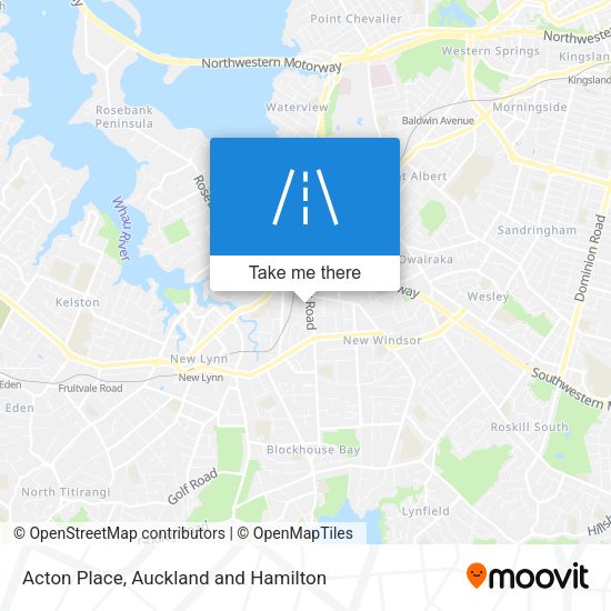 Acton Place map