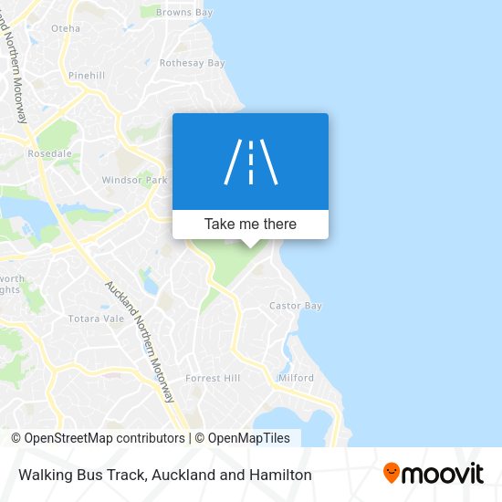 Walking Bus Track map