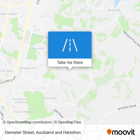 Demeter Street map