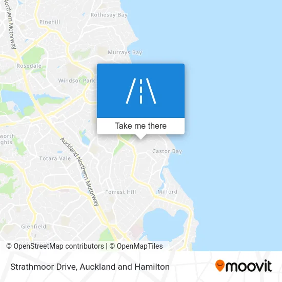 Strathmoor Drive map