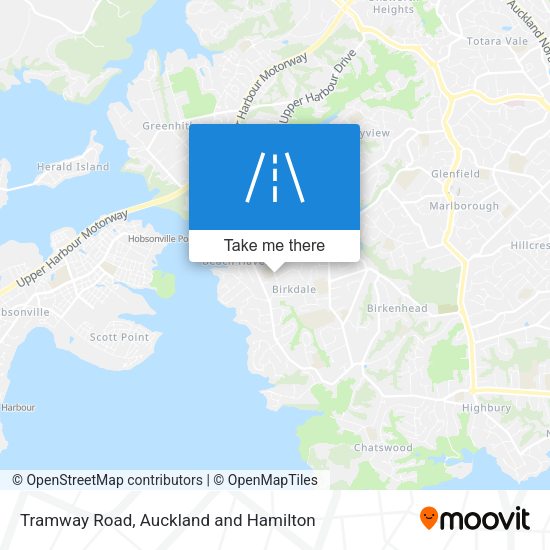Tramway Road map