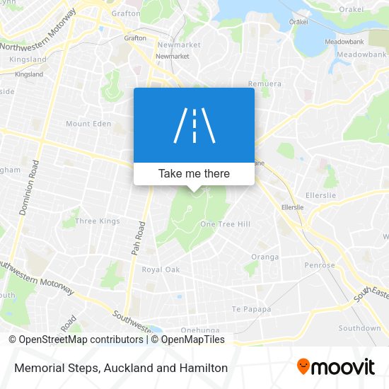 Memorial Steps map