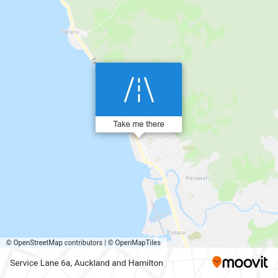 Service Lane 6a map