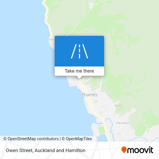 Owen Street map