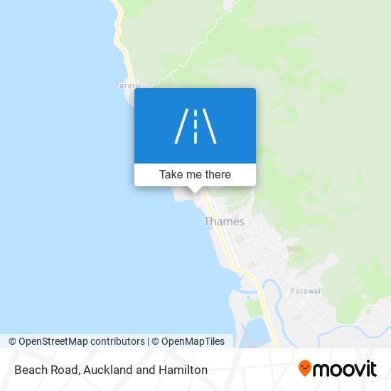 Beach Road map