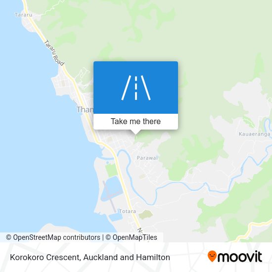 Korokoro Crescent map