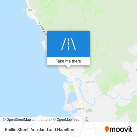 Baillie Street map
