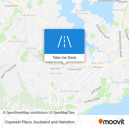 Claywest Place map