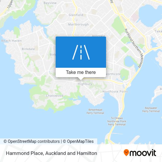 Hammond Place map
