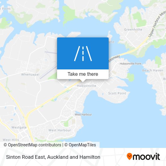 Sinton Road East map