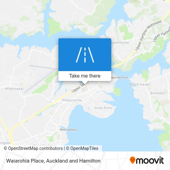 Waiarohia Place map
